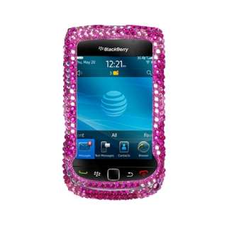 Candy Flowers Diamante Bling Case Phone Cover for Blackberry Torch 
