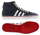 New Adidas Originals Mens NIZZA HI CL Shoes Blue Red 