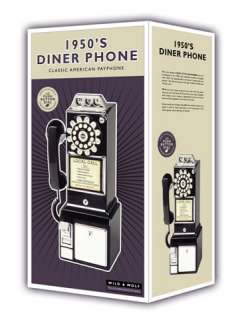 Retro American Phone 1950s Diner Payphone Telephone  