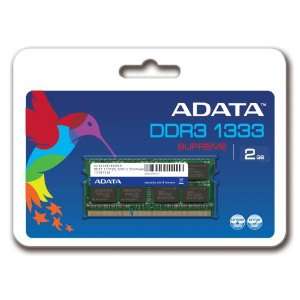  ADATA Supreme 2 GB DDR3 1333 (PC 10666) CL9 SO DIMM Memory 