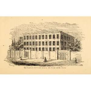  1872 Magdalen Benevolent Asylum New York City Print 