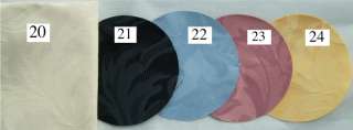 20. Cream 21. Black 22. Blue 