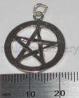 Pentacle   Pendant Stg Silver Charm pentagram pentangle  