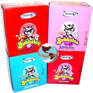 BUBBALOO STRAWBERRY BUBBLE GUM 60 COUNT Grocery & Gourmet Food