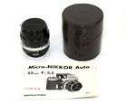 Nikon Non AI Micro NIKKOR Auto 55mm F3.5 D300 D700 D3