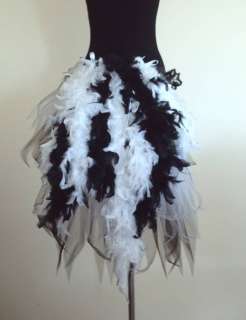 Burlesque Moulin Rouge Bustle Belt Feathers 6 12 Sexy  