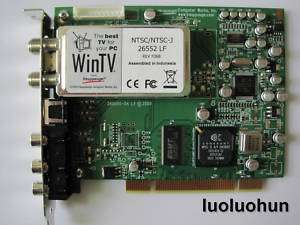 WinTV PVR 150 Hauppauge PCI TV Tuner Card  