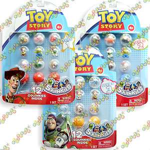   LOT 12 SQUINKIES   DISNEY TOY STORY   BLISTER SERIE 1, 2 ou 3 