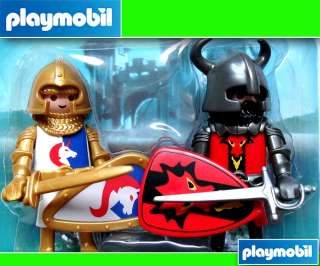   PLAYMOBIL CHEVALIER 5815 PAQUET DOUBLE CHEVALIERS NEUF
