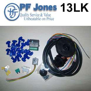 Towbar 13 Pin Electrics Kit AND 7 Way Bypass Relay Kit  
