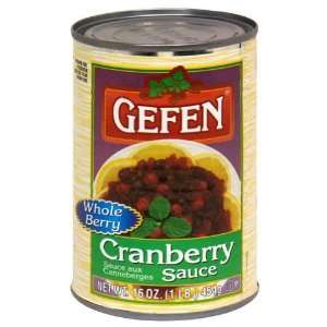  Gefen, Cranberry Sce Whole, 16 Ounce (24 Pack) Health 