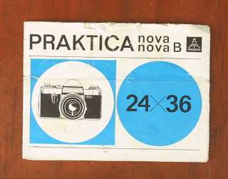 PENTACON PRAKTICA NOVA/NOVA B MANUAL/47327  