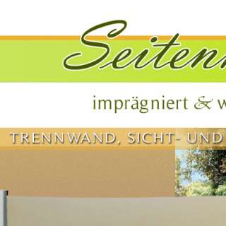 Seitenmarkise Markise 300x160cm Sichschutz Windschutz Trennwand 