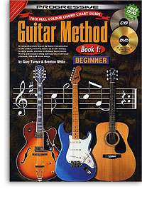PROGRESSIVE GUITAR METHOD BOOK 1 (Beginners) +CD/DVD  