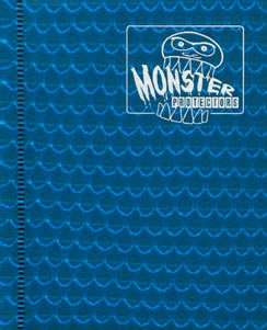 MONSTER PROTECTORS A6 ALBUM 4 MOSHI MONSTERS CARDS BLUE  