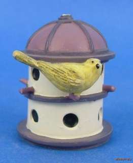 Lenox Miniature Birdhouse Thimble Yellow Warbler Bird  