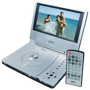  JWIN JDVD747 7 Widescreen Portable DVD Player 
