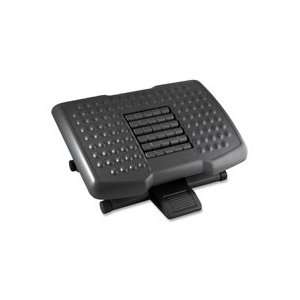  Footrest w/ Rollers, Adjustable, 18x13x4, Black Office 