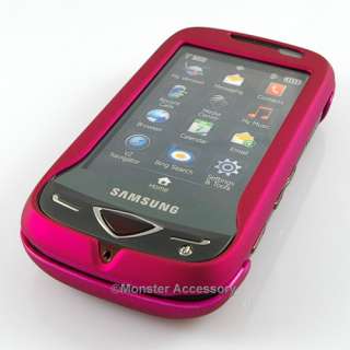 The Samsung Reality U820 Pink Rubberized Hard Cover Case provides the 