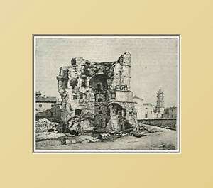 CARRARAAVENZA Castello   TOSCANA. In Passepartout 1890  