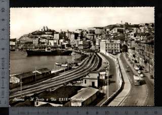 20241] ANCONA   IL PORTO E VIA 29 SETTEMBRE 1963  