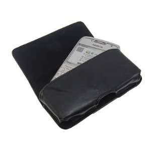   Side Pouch Case with Belt Loop for Nokia E71   Black Electronics