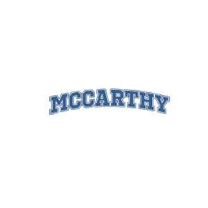Collegiate Mccarthy Family Name Car Truck Vehicle Bumper Helmet Decal 