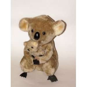 Vintage 10 Plush Koala with Baby  Toys & Games  