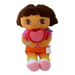   Explorer Plush Pillow   Dora Holding Heart Cuddle Pillow Toys & Games