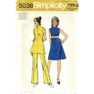 Simplicity 5038 Sewing Pattern Misses Dress Tunic Pants 