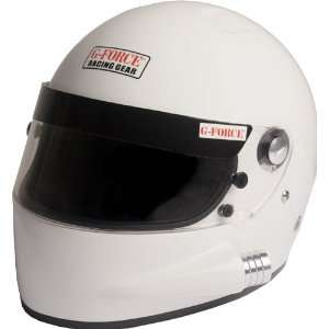  G Force 3007SMLWH White Small Side Draft Full Face Racing 