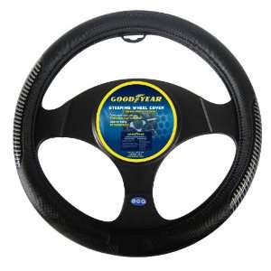  Goodyear GY SWC312 Black Steering Wheel Cover Automotive