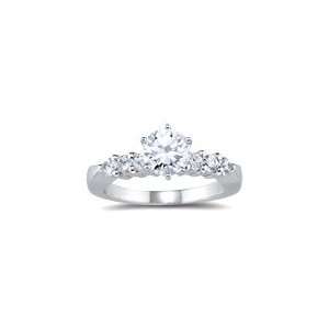    0.42 Ct Diamond Ring Setting in 18K White Gold 8.5 Jewelry