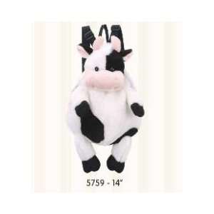 Cow 14 Plush Stuffed Animal Little Backpack  Toys & Games   
