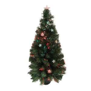 Pre Lit Color Changing Lighted Fiber Optic Artificial Christmas Tree 