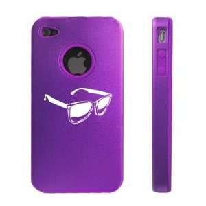   Purple D1172 Aluminum & Silicone Case Cover Sunglasses Cell Phones