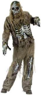  Fun World Costumes Mens Mens Skeleton Zombie Clothing