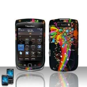  BlackBerry Torch 9800 9810 Rainbow Color Rubberized Hard 