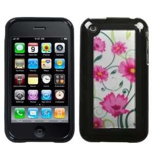  Lovely Flower Gummy Skin Case for Apple iPhone 3G / 3GS AT&T 