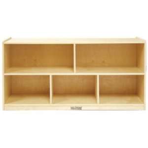 Kids Low Wooden Storage Cabinet/Shelves for Classroom, School with 5 