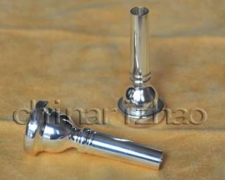 Material brass . finish  silver plated 1PC alto horn mouthpiece