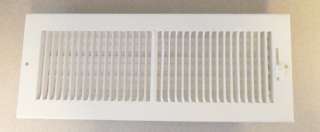   / Ceiling Register   White Steel Vent 12x4 684048108210  