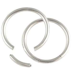 16g 16 gauge (1.2mm), 1/2 Inch (12mm) long   316L Surgical Stainless 