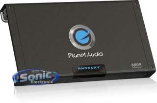 Planet Audio AC5000.1D 5000W Anarchy Class D Monoblock Power Car 