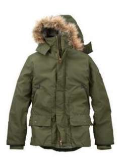 Timberland GREEN Mountain Parka Snorkel Jacket Mens Size XLarge Style 