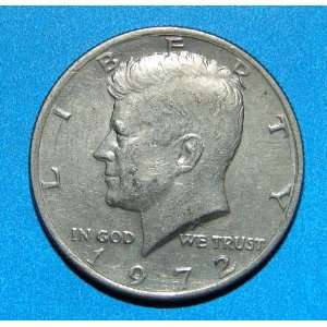  1972 Kennedy Half Dollar AU Condition 