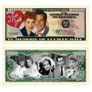  I Love Lucy Million Dollar Bill (5/$3.00) 