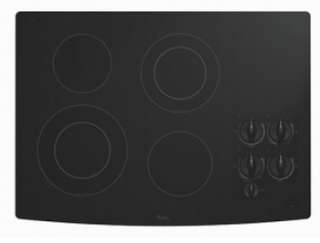 New Whirlpool Gold 30 Inch Black Electric Cooktop GJC3054RB  