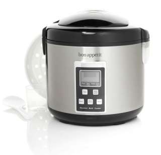  Appetit Rice Cooker 10 Cup Digital 5 Function Multicooker w/ Steamer 