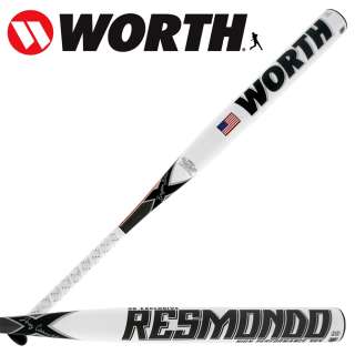 2013 Worth 454 Resmondo ASA Slowpitch Softball Bat RS454A 28oz  